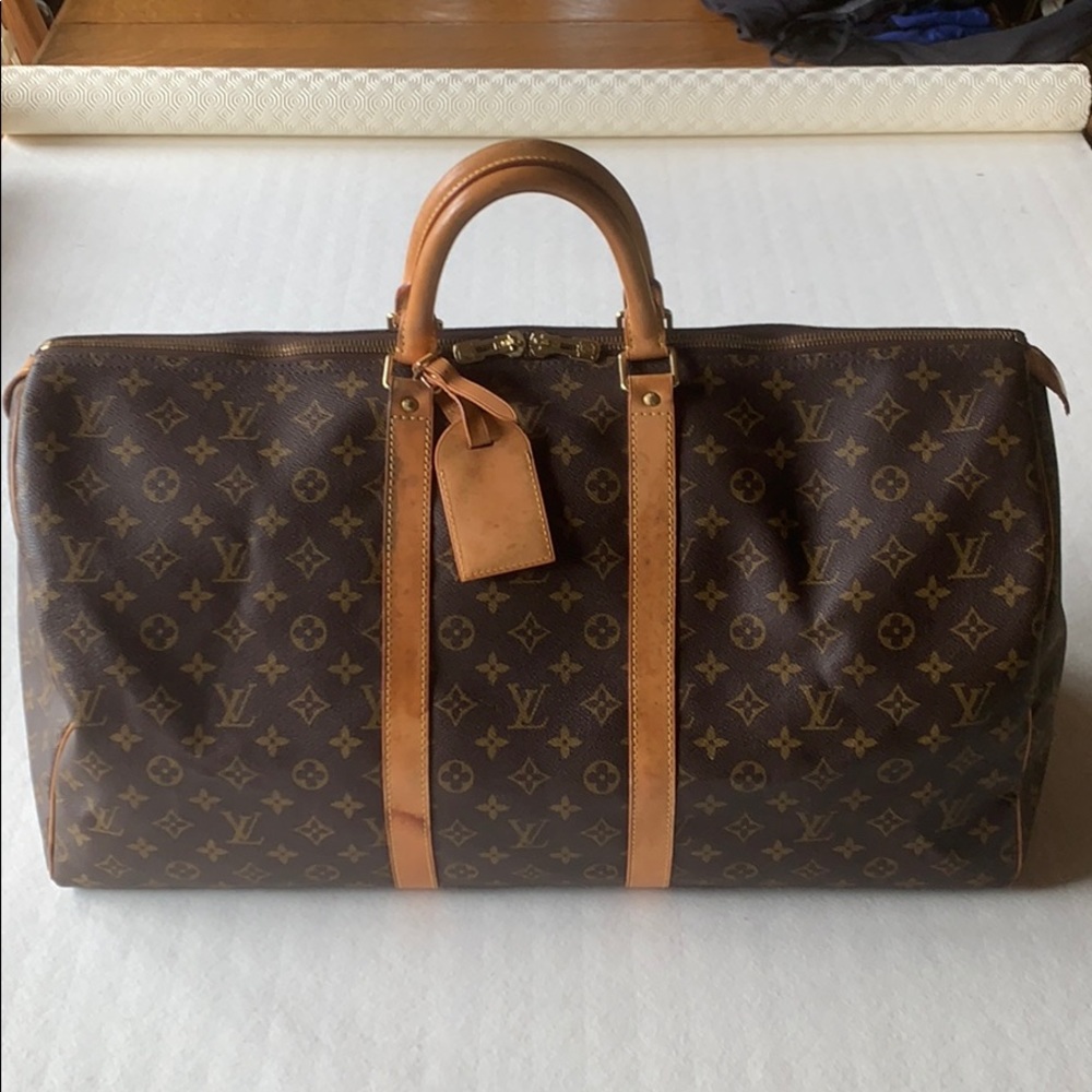 Louis Vuitton duffel bag